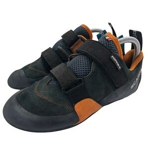 Scarpa Force V Rock Climbing Shoes Mens US 8 Womens 9 EU 41 Orange Suede Italy